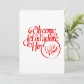 Oh come let us adore Him シーズンカード (スタンド正面)