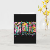 Oh Come Let Us Adore Him Christian Christmas Coque カード (黄色い花)