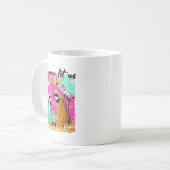 Oh Come Let Us Adore Him Christian Nativity Scene コーヒーマグカップ (正面左)
