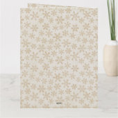 "Oh Come Let Us Adore Him" Nativity Christmas カード (裏面)