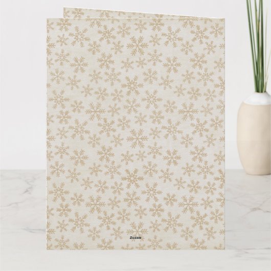 "Oh Come Let Us Adore Him" Nativity Christmas カード (裏面)