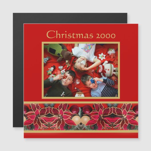 Oh Come Let Us Christmas Magnet (正面/裏面)