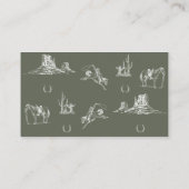 Oh Cowboy Collection -ベビーカード用の書籍 エンクロージャーカード (裏面)