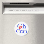 Oh Crapアンチ – オバマのシャツと贈り物 マグネット (インサイチュ (食洗機))