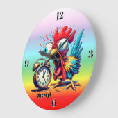 Oh Crap! ラージ壁時計 (傾斜)