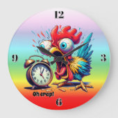 Oh Crap! ラージ壁時計 (正面)