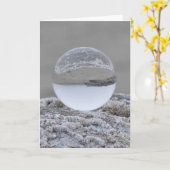 Oh Crystal Ball Take Me to the 海 – フレーム可能 カード (黄色い花)