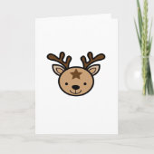 Oh Cute Deer Minimal Design カード (正面)