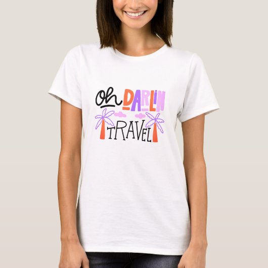 Oh Darlin’ トラベル Tシャツ レディース (正面)