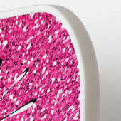 OH DARLING GOパーソナ買ルグリッタータイポグラフィ ピックルボールラケット (左詳細)