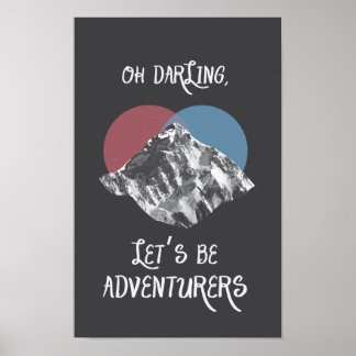 Oh Darling Let's Be Adventuresポスターインディ ポスター