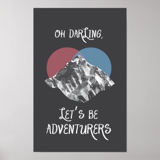 Oh Darling Let's Be Adventuresポスターインディ ポスター (正面)