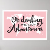 Oh Darling Let's Be Adventures Poster ポスター (正面)