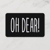 OH DEAR! 名刺 (正面)