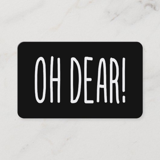 OH DEAR! 名刺 (正面)