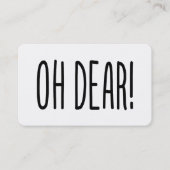 OH DEAR! 名刺 (正面)
