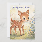 Oh Dear Baby Shower Digital Download Invitation 招待状 (正面)