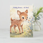 Oh Dear Baby Shower Digital Download Invitation 招待状 (スタンド正面)