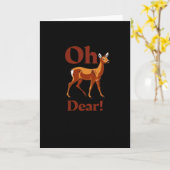 Oh Dear Trendy Clean Design カード (黄色い花)