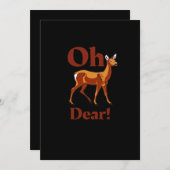 Oh Dear Trendy Clean Design シーズンカード (正面/裏面)