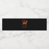 Oh Dear Trendy Clean Design  ペットボトルラベル (シングルラベル)