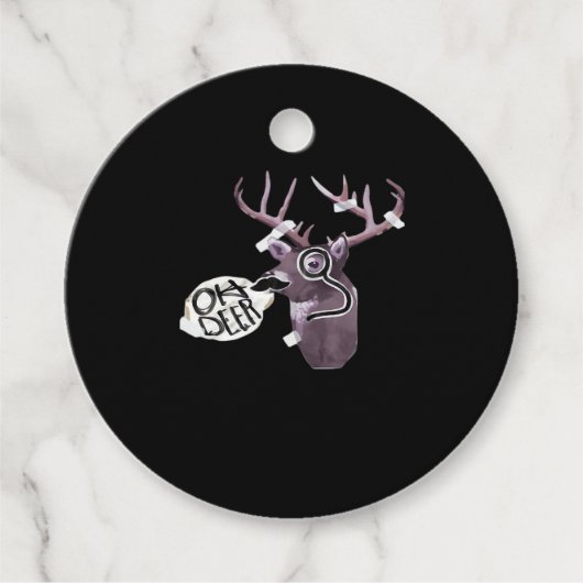 Oh Deerのシグネチャーデザイン フェイバータグ (正面)
