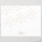 Oh Deer私たちは赤ちゃんシャワーゲームを持っている チラシ (裏面)