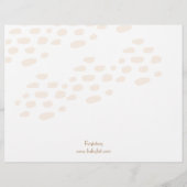 Oh Deer私たちは赤ちゃんシャワーゲームを持っている チラシ (裏面)