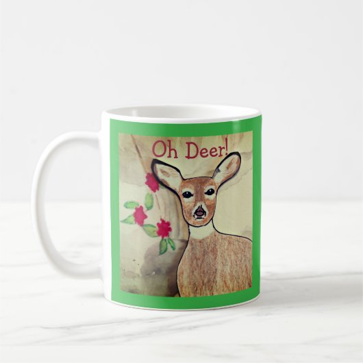 Oh Deer! コーヒーマグカップ (左)