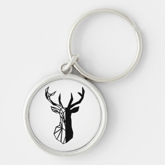 Oh Deer ソフトミニマルな雰囲気 キーホルダー (正面)