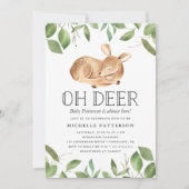 Oh Deer | ベビーシャワーのご招待状 招待状 (正面)