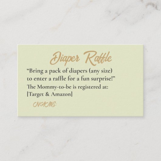 Oh Deer 素朴 Forest Animals赤ちゃんシャワーカード エンクロージャーカード (正面)