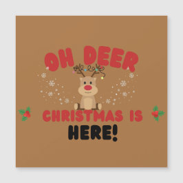 Oh Deer – 面白いトナカイのクリスマスカード