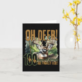 Oh Deer 100学校の日はここにいる鹿狩り1 カード (黄色い花)