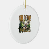 Oh Deer 100 Days Of School Deer Hunting CeOrnament セラミックオーナメント (右)