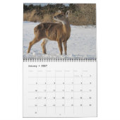 Oh, Deer! 12-month 2026 Calendar カレンダー (1月 2027)