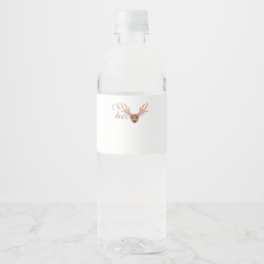 Oh Deer Artistic Style ペットボトルラベル (正面)