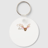 Oh Deer Artistic Style Keychain キーホルダー (正面)