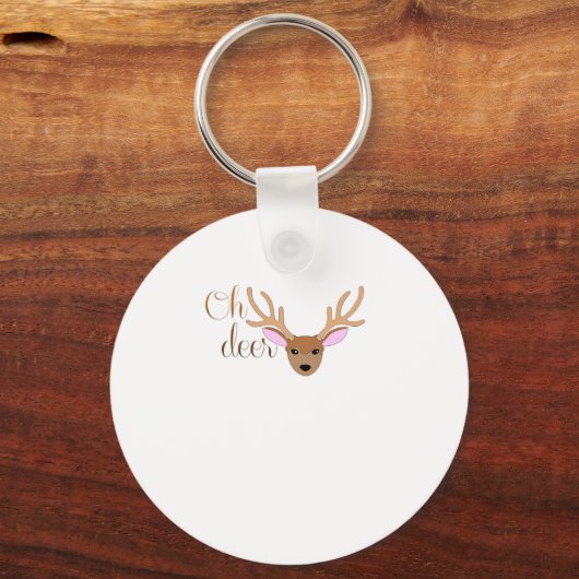 Oh Deer Artistic Style Keychain キーホルダー (正面)