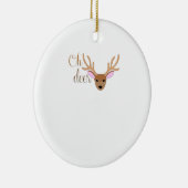 Oh Deer Artistic Style Ornament セラミックオーナメント (右)