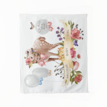 Oh Deer Baby Shower背景