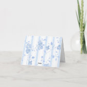 Oh Deer Baby Shower Boy Folded Thank You Card サンキューカード (裏面)