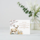 Oh Deer Baby Shower Enclosureカード エンクロージャーカード (スタンド正面)