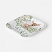 Oh Deer Baby Shower Gender Nautral ペーパープレート (傾斜あり)