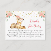 Oh Deer Baby Shower Sprinkle Girl Book Request