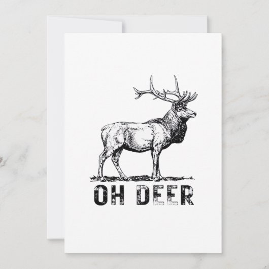 Oh Deer Bold Graphic Expression シーズンカード (正面)