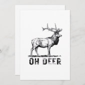 Oh Deer Bold Graphic Expression シーズンカード (正面/裏面)