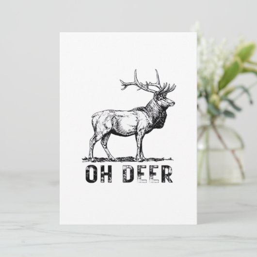 Oh Deer Bold Graphic Expression シーズンカード (スタンド正面)
