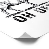 Oh Deer Bold Graphic Expression  ポスター (角)