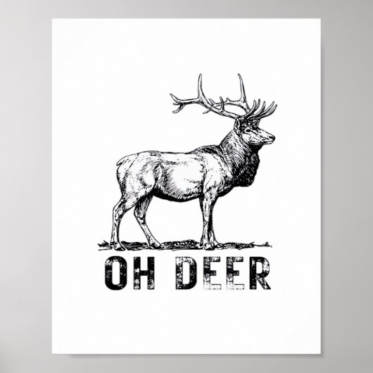 Oh Deer Bold Graphic Expression  ポスター (正面)